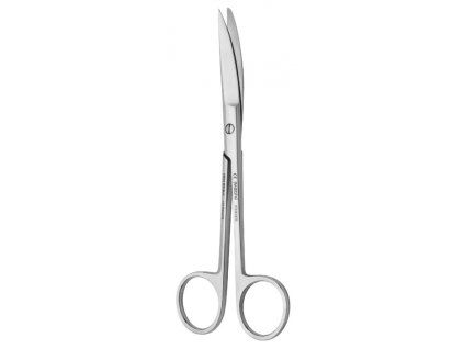 Nůžky chirurgické zahnuté hrotnatotupé 18,5 cm