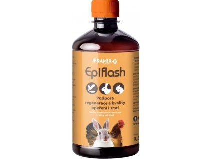 EpiFlash 500 ml Podpora regenerace a kvality opeření i srsti