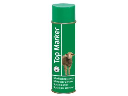 Značkovací sprej Top Marker 500 ml zelený, pro ovce
