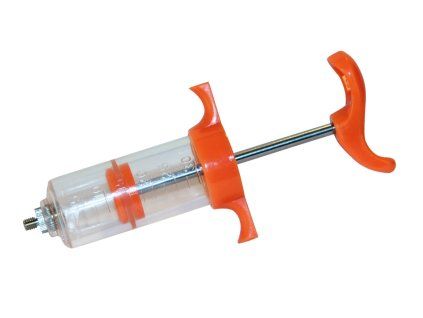 Stříkačka nylon LL 30ml s platovou rukojetí
