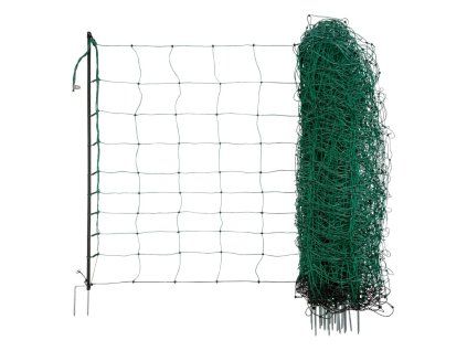 Síť ohradníková OVI 108cm, dvojitá špice, ZELENÁ, délka 50 m