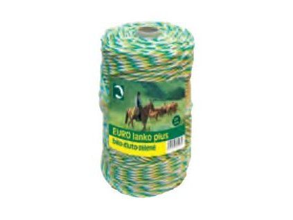 EURO lanko PE, návin 100m, Ø 3mm, bílo žluto zelené