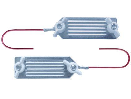 Propojovací kabel na pásku elektrických ohradníků, 80 cm, nerez