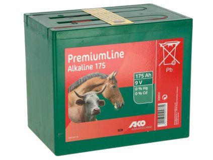 Suchá baterie AKO 9V 175Ah, není možno dobíjet