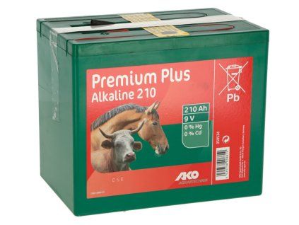 Suchá baterie AKO 9V 210Ah, není možno dobíjet