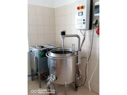 Šaržový paster sýrařský kotel MSKD 70 do 90°C Cooling s kompresorovým chlazením