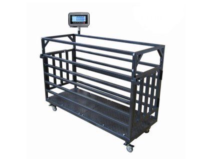 Mobilní váha pro ovce, kozy prasata 150 kg 100g, 60x150x110 cm