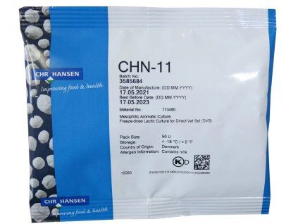 Mezofilní kultura CHN 11 Chr. Hansen