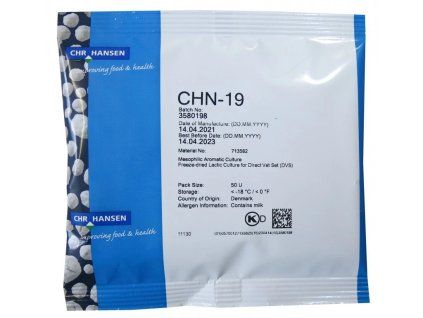 Mezofilní kultura CHN 19 Chr. Hansen