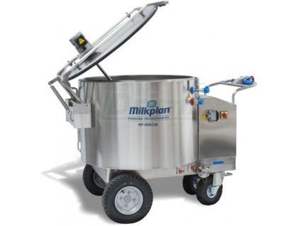 Pasterizační krmný vozík pro telata MILKCAB 200/4 s el. pojezdem