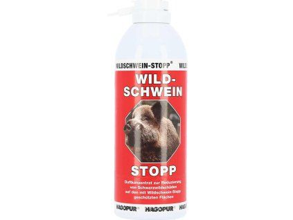 Odpuzovač černé zvěře HAGOPUR Wildschwein Stopp, 400 ml červený