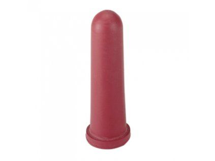 Dudlík gumový červený 100 mm
