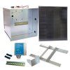 Basic sada solární ohradník Kompletní přenosná schránka + konzole a panel 40 W