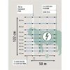 Síť proti vlkům AKO Ovinet Maxi, 122 cm, 50m, dvojitá špička